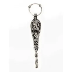 Birka Viking-Ohrlöffel, Grab 660, Versilbert