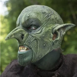Epic Armoury Goblin-Maske Grün, LARP Mask