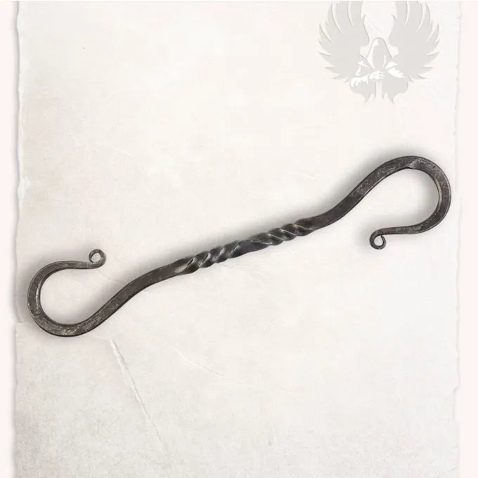 Mytholon Handgeschmiedeten S-Haken Gudrun Verdrehter Stahl 2 Mytholon Handgeschmiedeten S-Haken Gudrun Verdrehter Stahl – Bild 2
