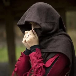 Epic Armoury Hood Assassins Creed, Dunkelbraun -Halloween Verkäufe hood assassins creed dunkelbraun 4