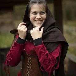 Epic Armoury Hood Assassins Creed, Dunkelbraun -Halloween Verkäufe hood assassins creed dunkelbraun 5