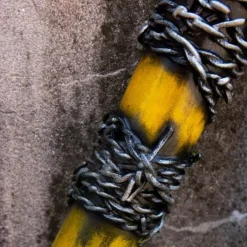 Epic Armoury LARP Baseballschläger Stacheldraht, 80 Cm, Gelb -Halloween Verkäufe larp baseballschlaeger stacheldraht 80 cm gelb 3