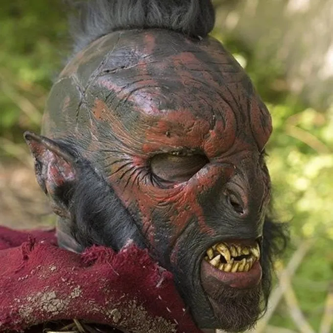 Epic Armoury Red Orc Maske 2 Epic Armoury Red Orc Maske – Bild 2