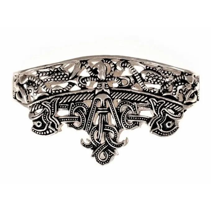 Viking Scheide Fitting, Dybeck, Versilberter 1 Viking Scheide Fitting, Dybeck, Versilberter